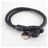 Bottega Veneta Intrecciato Leather Bracelet