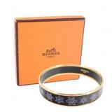 Hermes Snowflake Enamel Bangle