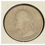 1935 Denver Mint Washington Silver Quarter