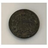 1864 2 Cent Coin