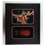 Autographed Mike Tyson Glove Shadowbox Display