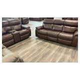 Westview Lux Leather REC Sofa & Love