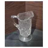 vintage Pressed Glass Creamer Manufactured