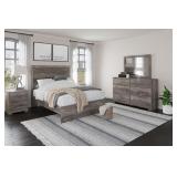 KIng Ralinksi 4pc Bed, Dresser Mirror & Nightstand