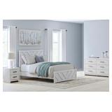 King Cayboni Bed, Dresser Mirror, & Nightstand