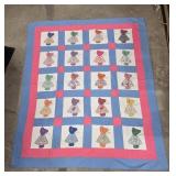 Hand stitched quilt
