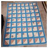 "Through the Window Again" Quilt (91ï¿½x71ï¿½)