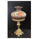 Vintage Hurricane Parlor Lamp