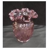 Purple Fenton  Vase