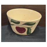 vintage Watt Pottery Mixing Bowl With The Apple