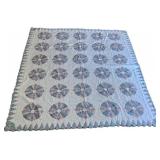 Dresden Plate quilt (93x83)
