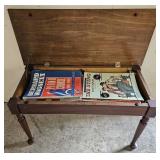 Antique Piano Bench