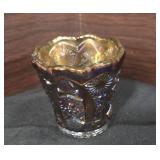 Imperial Glass Sawtooth Hobstar Carnival Glass