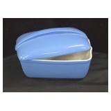Vintage Hall China Blue Refrigerator Dish with