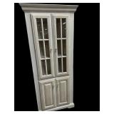 White Corner Cabinet