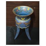 three-legged cloisonnï¿½ vessel