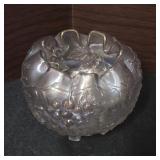 Dugan "Grape Delight" Carnival Glass Rose bowl.