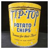 Vintage Tip-Top Potato Chips Tin