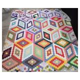 Hand stitched quilt