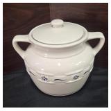 Longaberger Pottery Woven Traditions Classic Blue