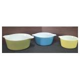 Pyrex Cinderella Mixing Bowl Set of 3