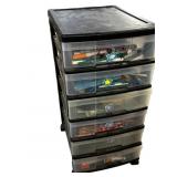 6 Drawer Craft Cart wï¿½ Art Supplies