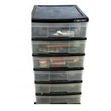 6 Drawer Craft Cart wï¿½ Art Supplies  & More
