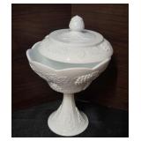 Vintage Indiana Glass Harvest Grape Milk Glass