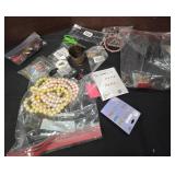 Ziplock Bag of Costume, Jewelry