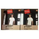 (4) PCS Hanes Super Soft T-shirts Size Medium