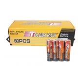(60) Pc Heavy Duty Toceba Rich AA Batteries