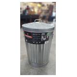 Galvanized 20 Gallon Trash Can