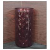 vintage Anchor Hocking Royal Ruby Bubble Glass