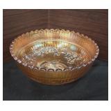 Imperial Marigold Carnival Glass Windmill Bowl