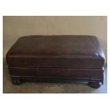 Leather Ottoman