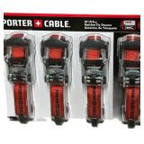 Porter Cable 4 Pack 16  Ratchet Tie Downs