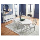 Ashley Montelaine Oval Dining Room & 6 Chairs Ashley Montelaine Oval Dining Room & 6 Chairs