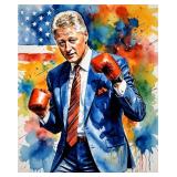 Clinton Fights I LTD Edition by Van Gogh Limited Clinton Fights I LTD Edition by Van Gogh Limited