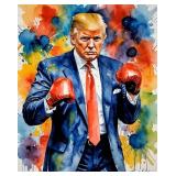 Trump Fights I Limited Edition by Van Gogh Limited Trump Fights I Limited Edition by Van Gogh Limited