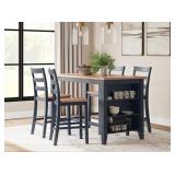 Gesthaven Dining Room Counter Table & 4 Stools Gesthaven Dining Room Counter Table & 4 Stools