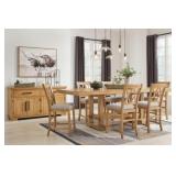 Ashley Havonplane Counter EXT Table 6 Barstools Ashley Havonplane Counter EXT Table 6 Barstools