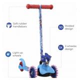Sonic Ride-N-Glide Buddies 3D Toddler Scooter, 3 Sonic Ride-N-Glide Buddies 3D Toddler Scooter, 3