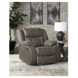 ASHLEY FIRST BASE GUNMETAL RECLINER ASHLEY FIRST BASE GUNMETAL RECLINER