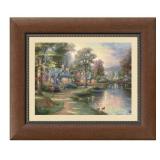 Framed Hometown Lake by Thomas Kinkade Framed Hometown Lake by Thomas Kinkade