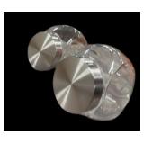 Set of 2 Glass Storage Jars Set of 2 Glass Storage Jars