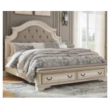 King  Ashley Realyn Upholstered Storage Bed King  Ashley Realyn Upholstered Storage Bed