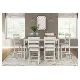 Ashley Skempton Bar Height Table & 6 Bar Stools Ashley Skempton Bar Height Table & 6 Bar Stools