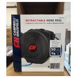 Campbell Hausfeld 50 Ft Retractable Hose Reel Campbell Hausfeld 50 Ft Retractable Hose Reel