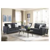 ASHLEY ALTARI SLATE SOFA & LOVE SEAT ASHLEY ALTARI SLATE SOFA & LOVE SEAT