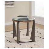 Ashley Frowza Round End Table Ashley Frowza Round End Table
